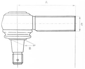 Końcówka drążka kierowniczego